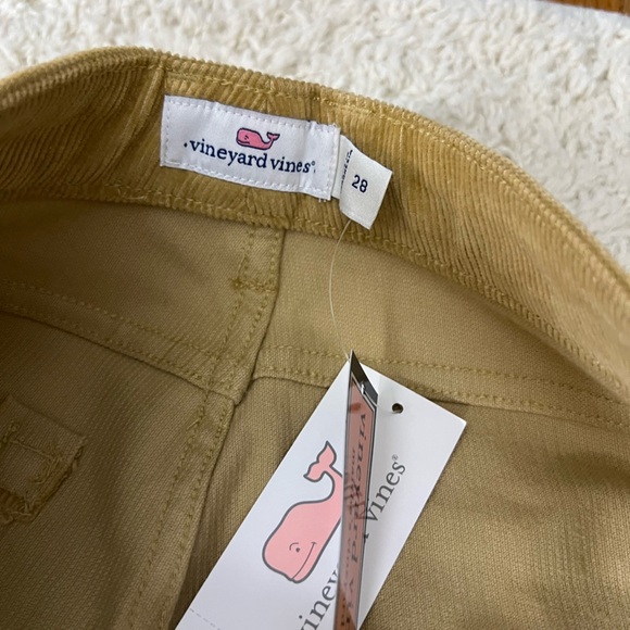 Women’s Size 28 Vineyard Vines Tan Corduroy Pants NWT - Picture 3 of 6